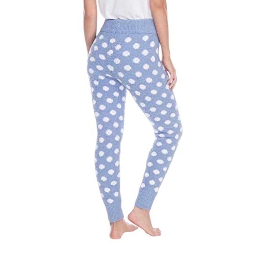 Honeydew Poka Dot Women Large Comfy Loungewear Pajama Pants Blue‎ & White